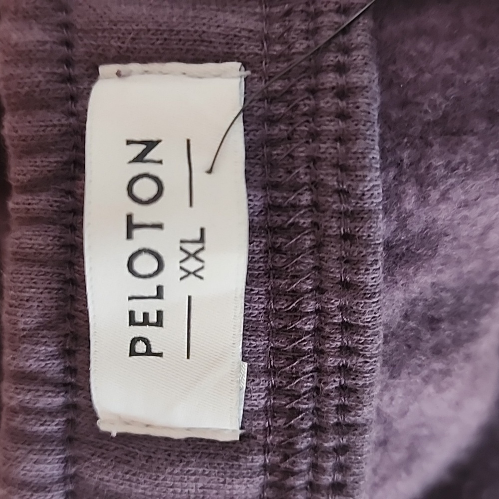 Peloton Chic Heavyweight Joggers In Purple With Gold Detailing New With … - Picture 13 of 15